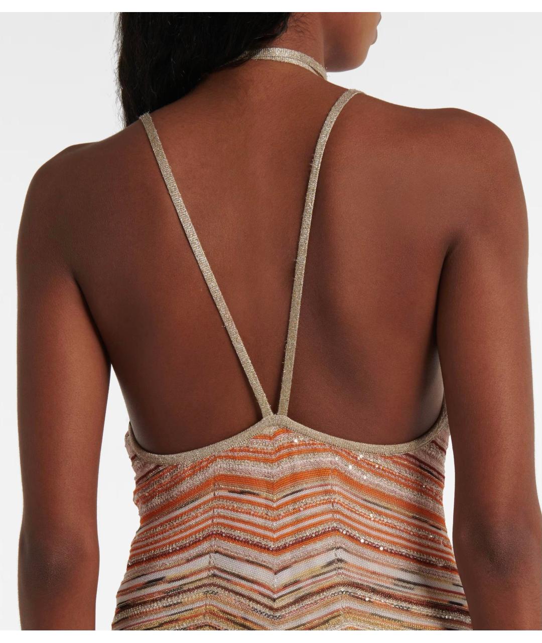 MISSONI Мульти вискозное коктейльное платье, фото 5