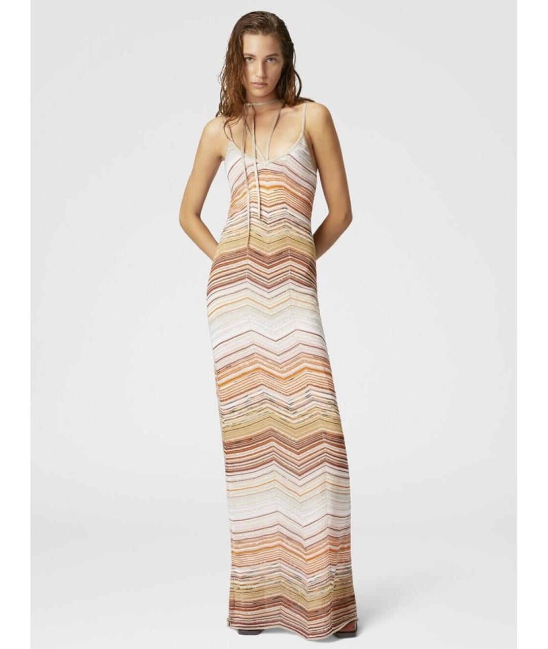 MISSONI Мульти вискозное коктейльное платье, фото 6