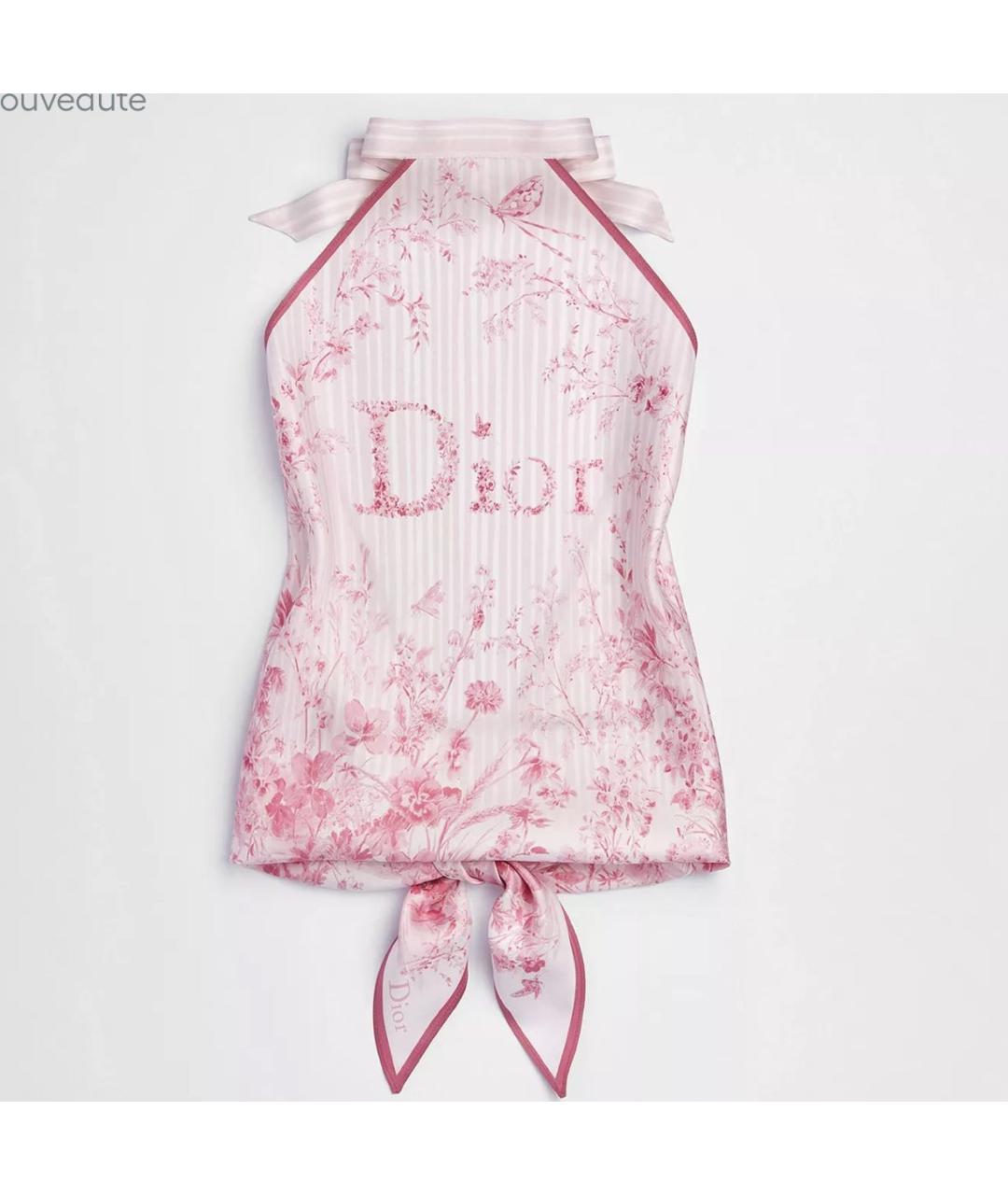 CHRISTIAN DIOR Розовый платок, фото 4