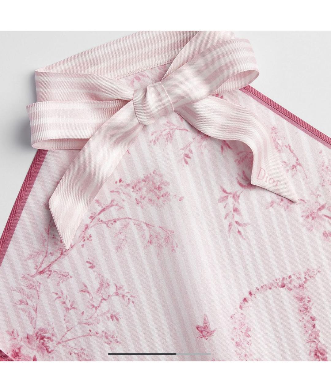CHRISTIAN DIOR Розовый платок, фото 2