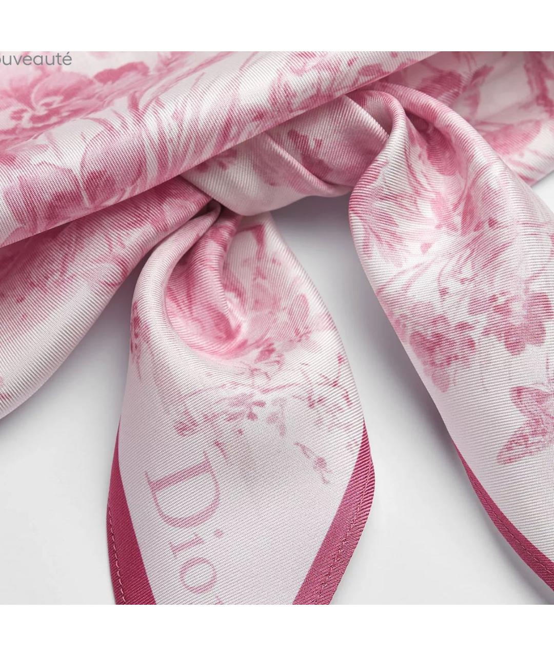 CHRISTIAN DIOR Розовый платок, фото 3