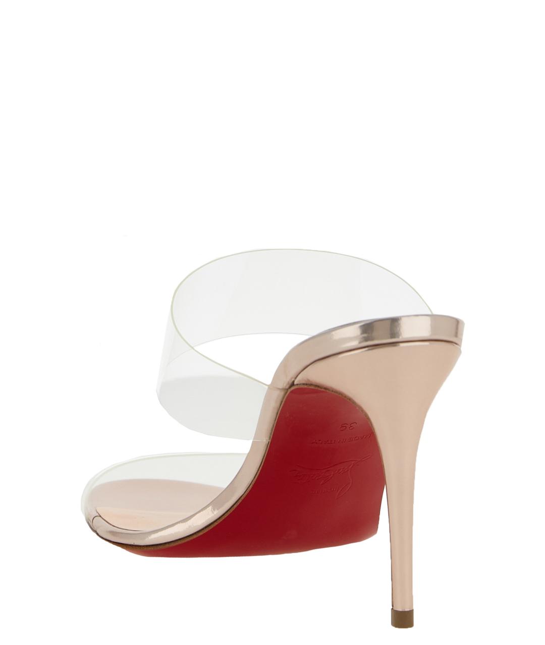 CHRISTIAN LOUBOUTIN Розовые мюли, фото 3