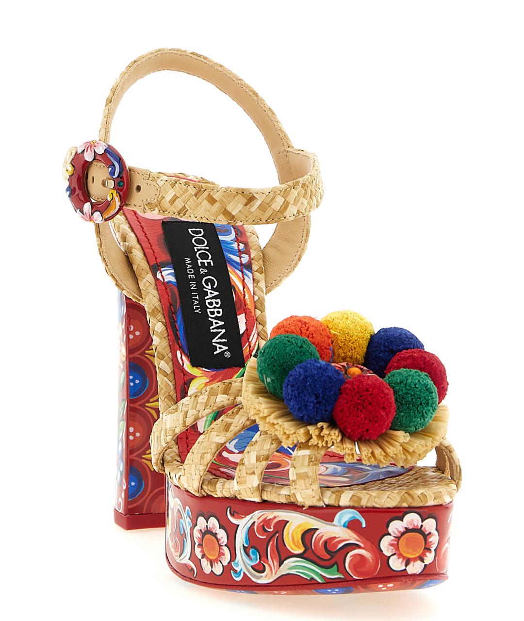 DOLCE&GABBANA Мульти босоножки, фото 2