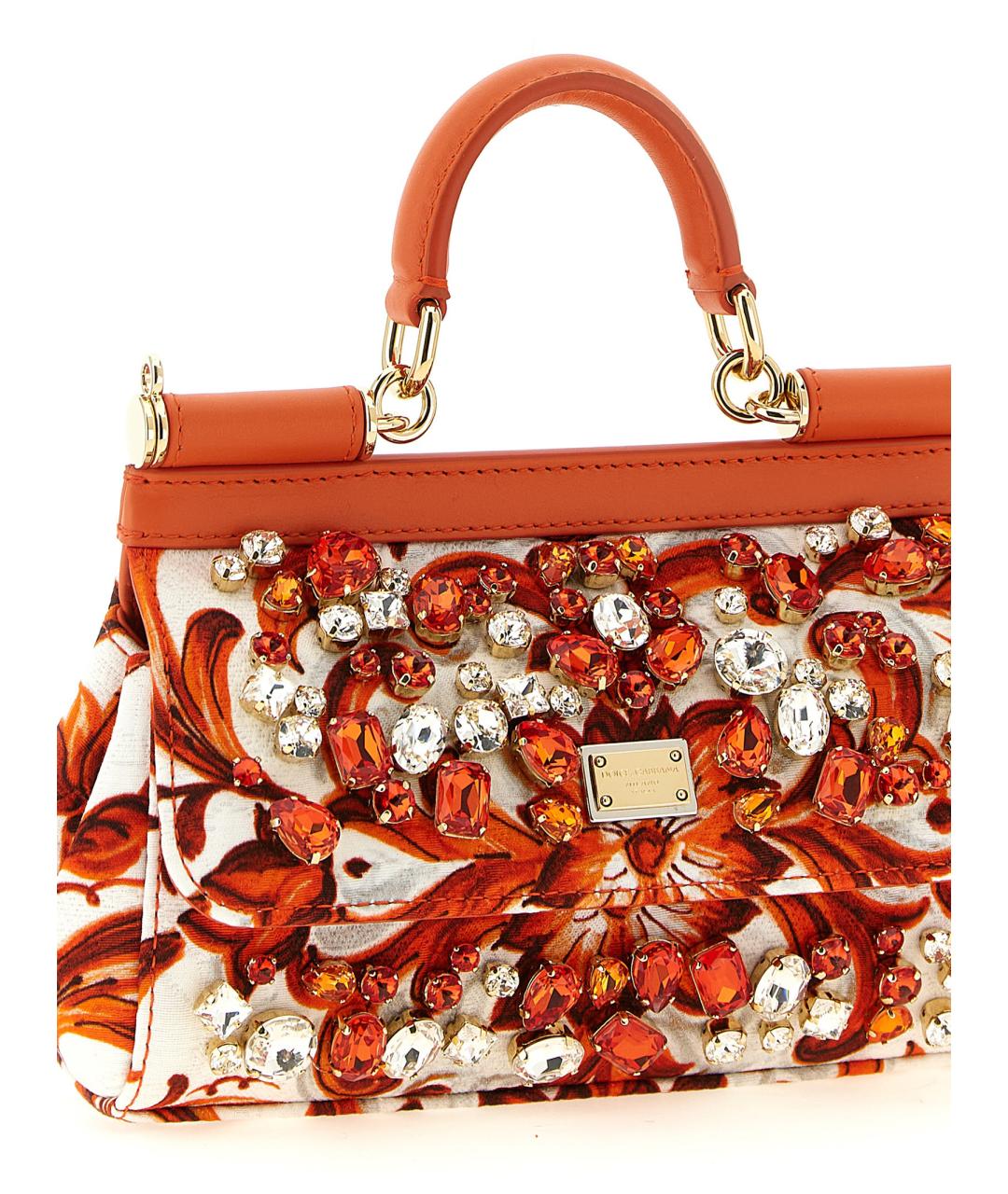 DOLCE&GABBANA Мульти тканевая сумка тоут, фото 3