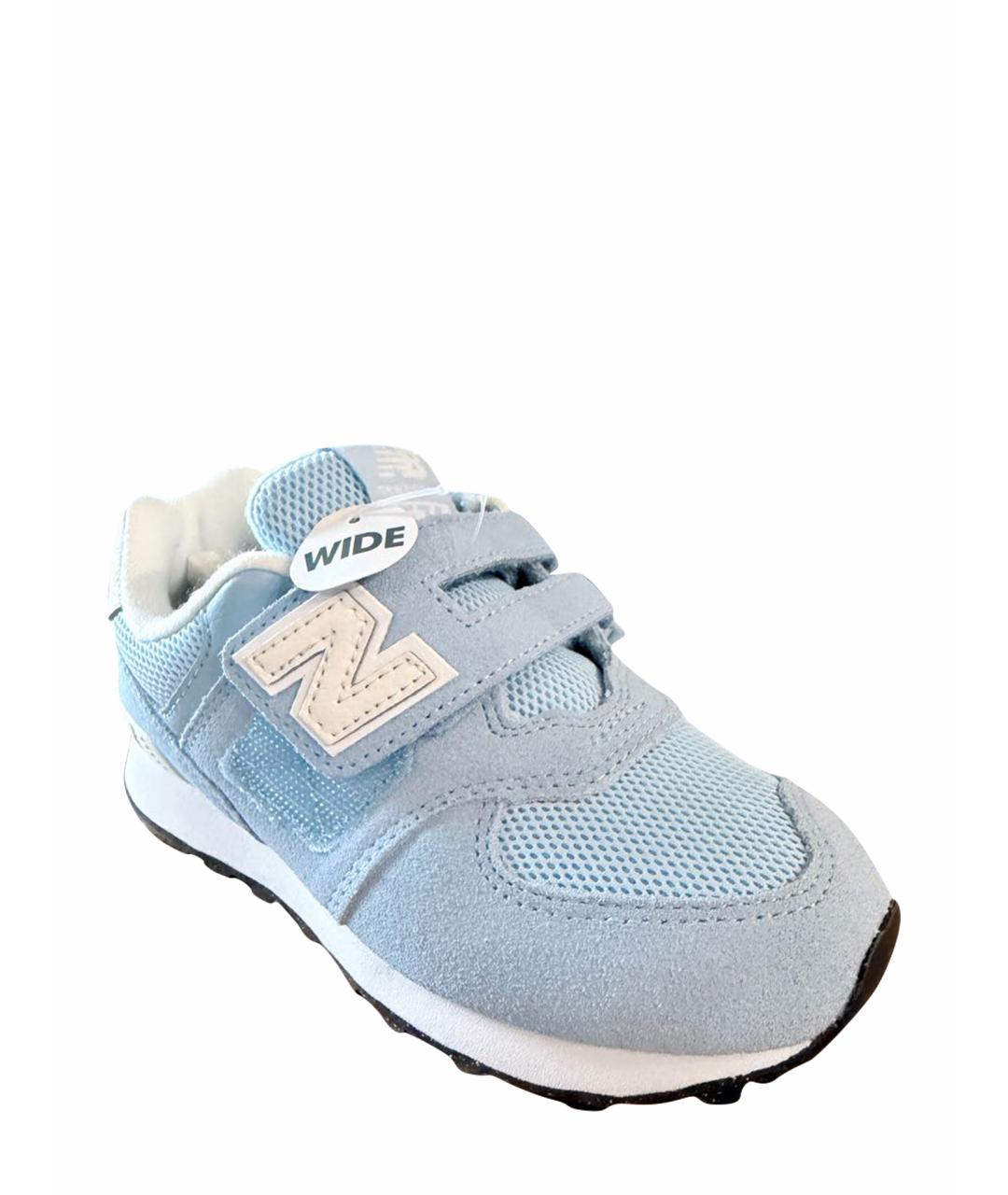 NEW BALANCE Голубые текстильные кеды, фото 1