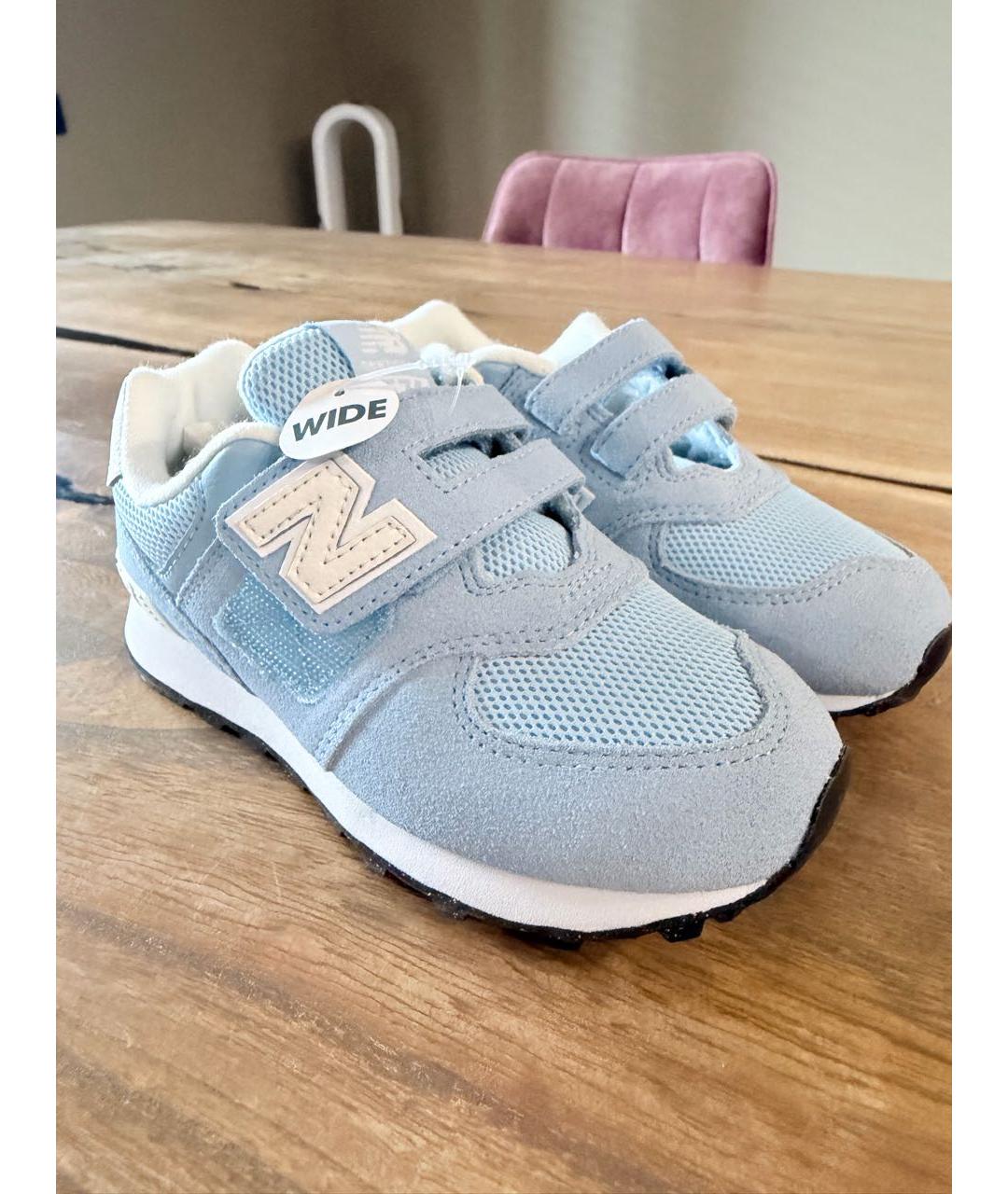 NEW BALANCE Голубые текстильные кеды, фото 4