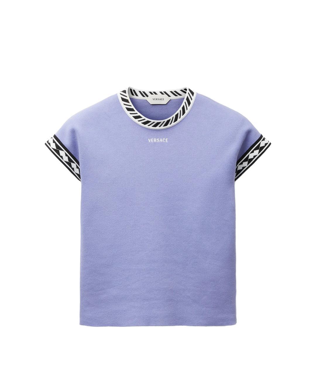 VERSACE Фиолетовая футболка, фото 1