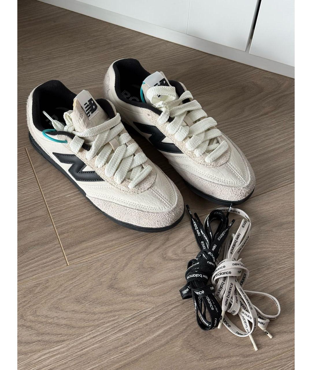 NEW BALANCE Бежевые кеды, фото 5