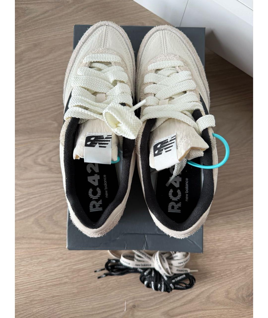 NEW BALANCE Бежевые кеды, фото 3