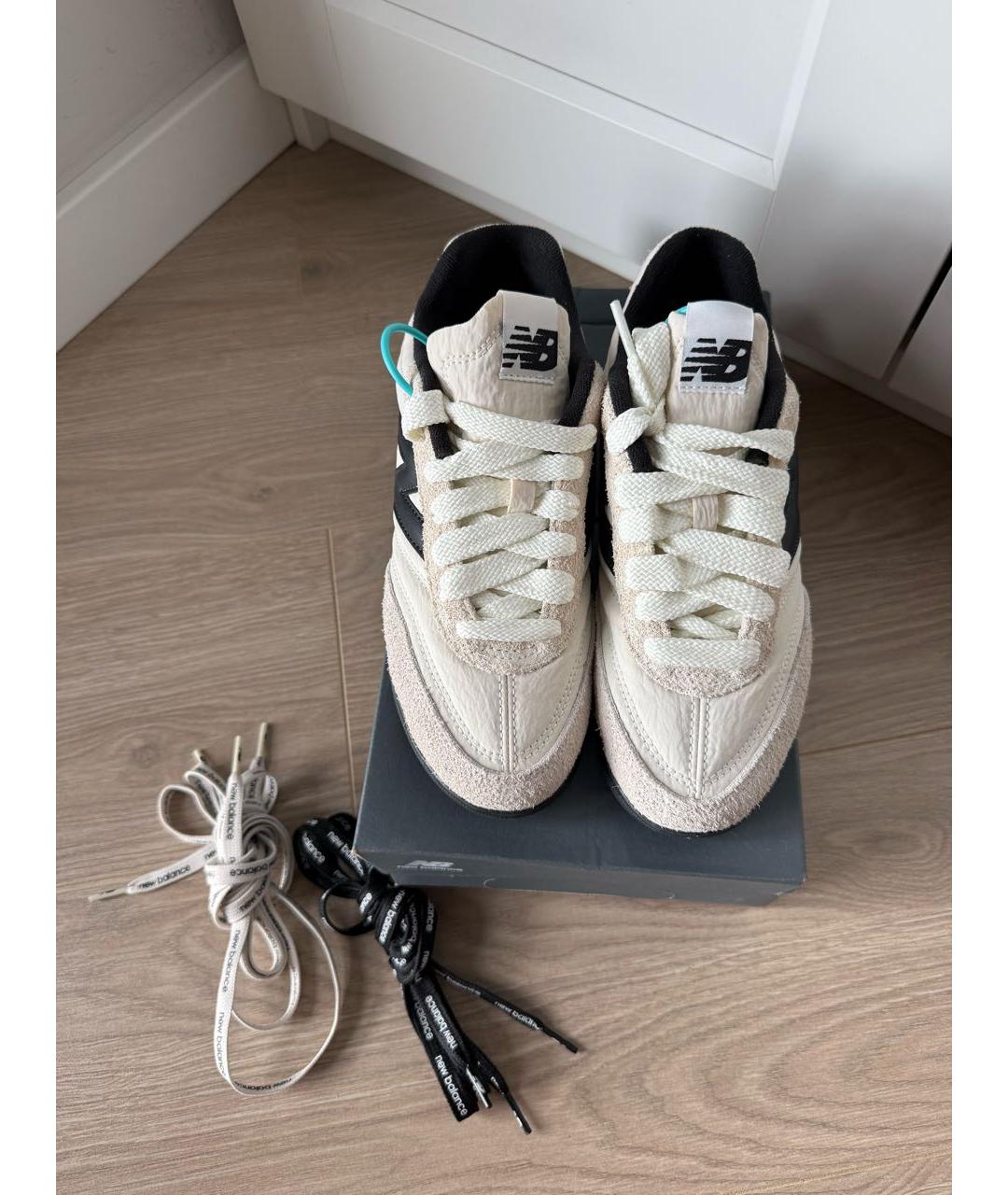 NEW BALANCE Бежевые кеды, фото 2