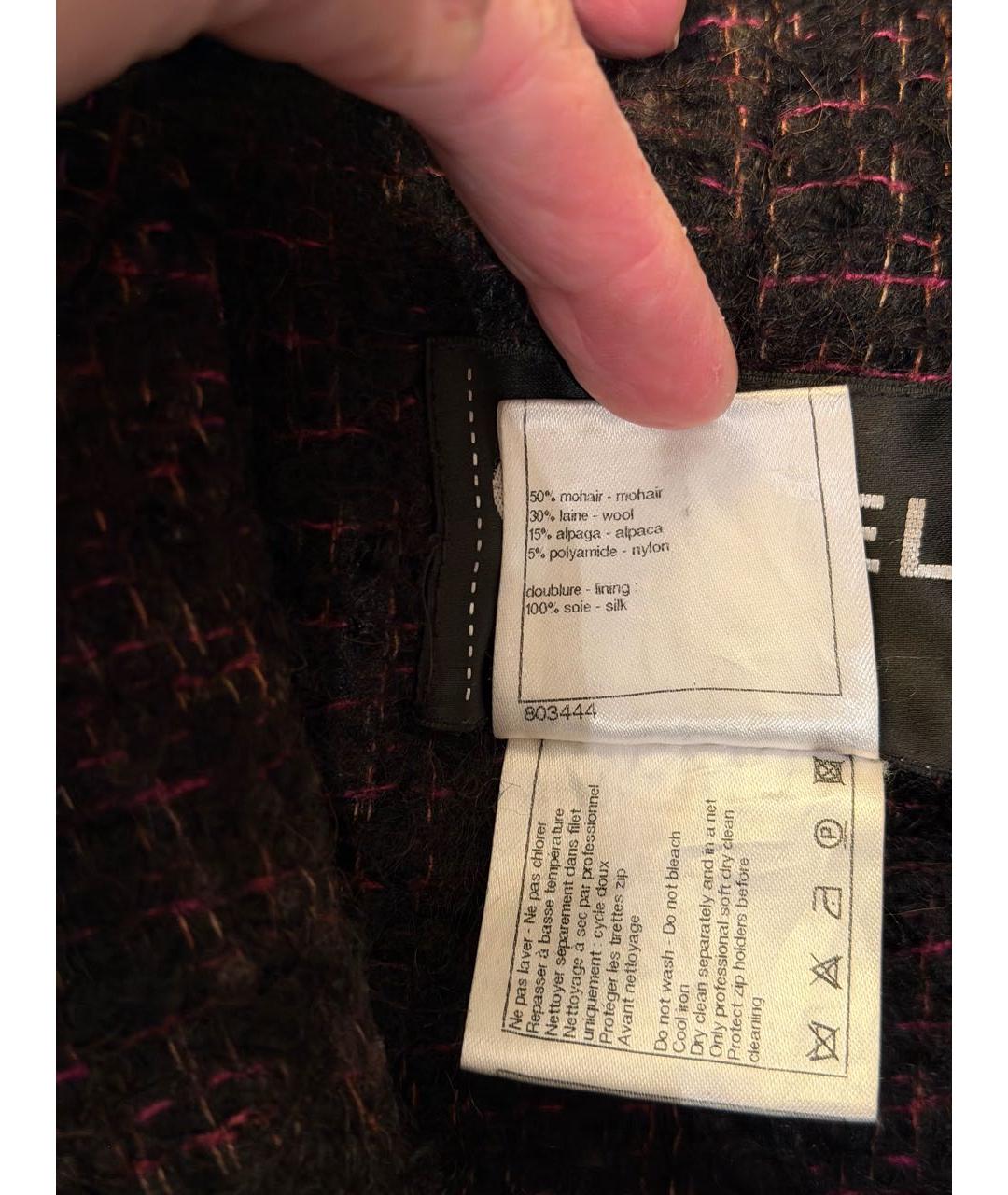 CHANEL Коричневое шерстяное пальто, фото 4