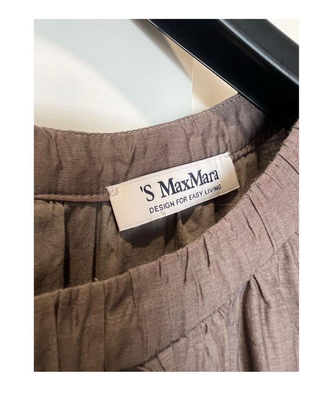 'S MAX MARA Серое повседневное платье, фото 3