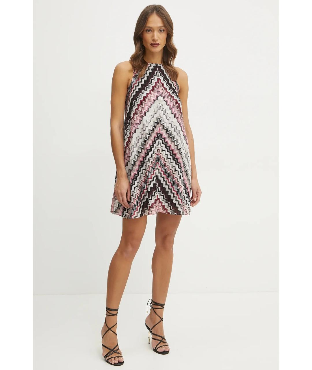 MISSONI Мульти вискозное коктейльное платье, фото 2