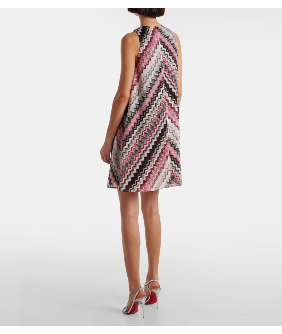 MISSONI Мульти вискозное коктейльное платье, фото 6