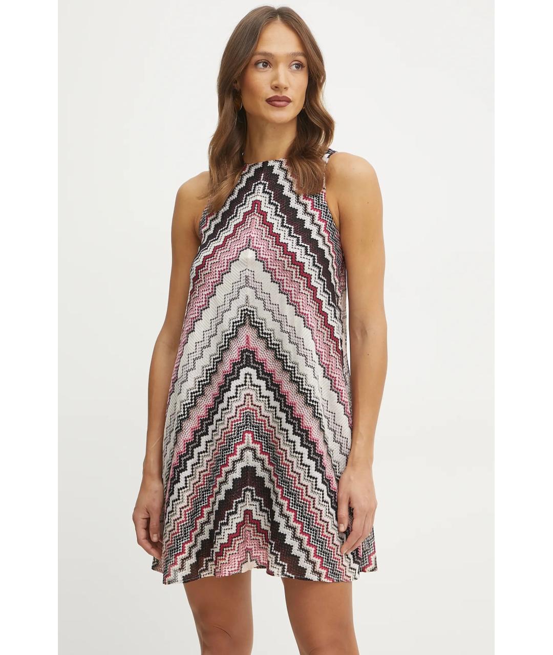 MISSONI Мульти вискозное коктейльное платье, фото 3