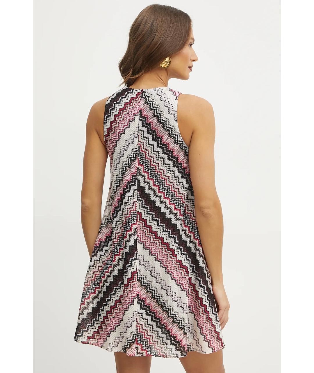 MISSONI Мульти вискозное коктейльное платье, фото 4