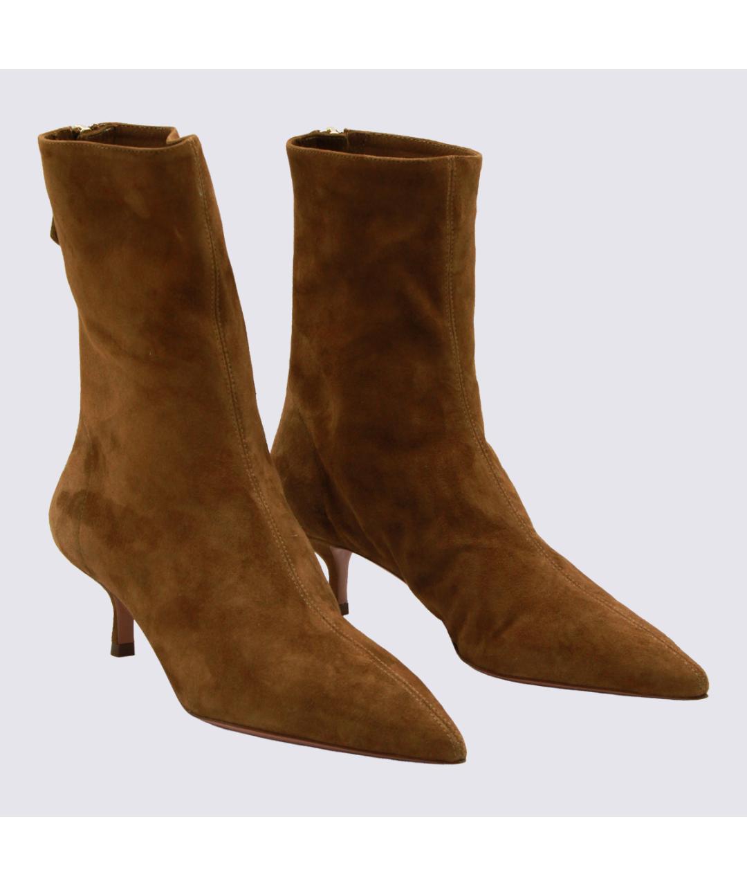 AQUAZZURA Кожаные ботильоны, фото 2