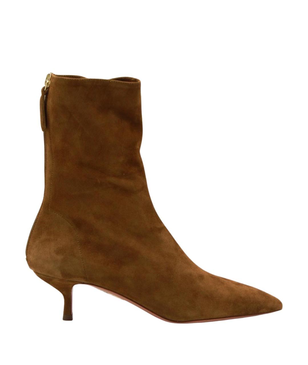 AQUAZZURA Кожаные ботильоны, фото 1
