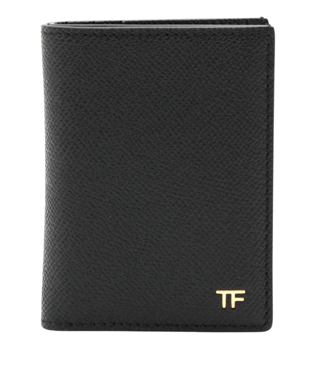 TOM FORD Черный кожаный кардхолдер, фото 1