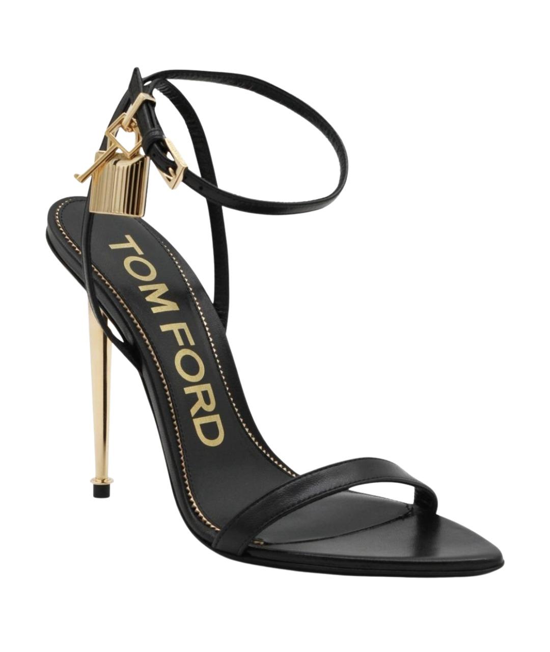 TOM FORD Черные босоножки, фото 1