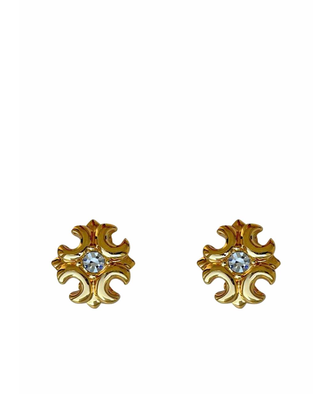 NINA RICCI PRE-OWNED Золотые позолоченные серьги, фото 1