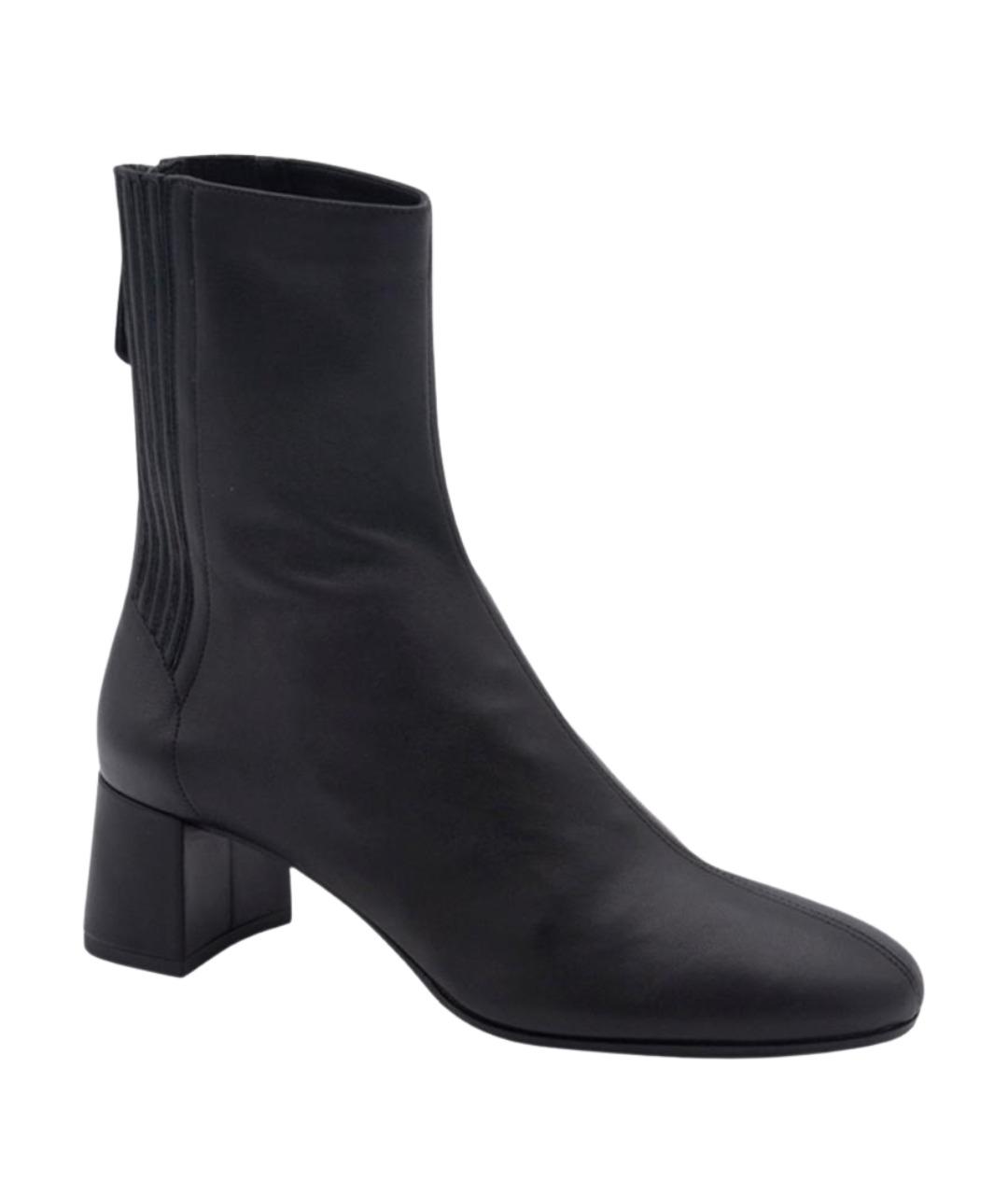 AQUAZZURA Черные кожаные ботинки, фото 2
