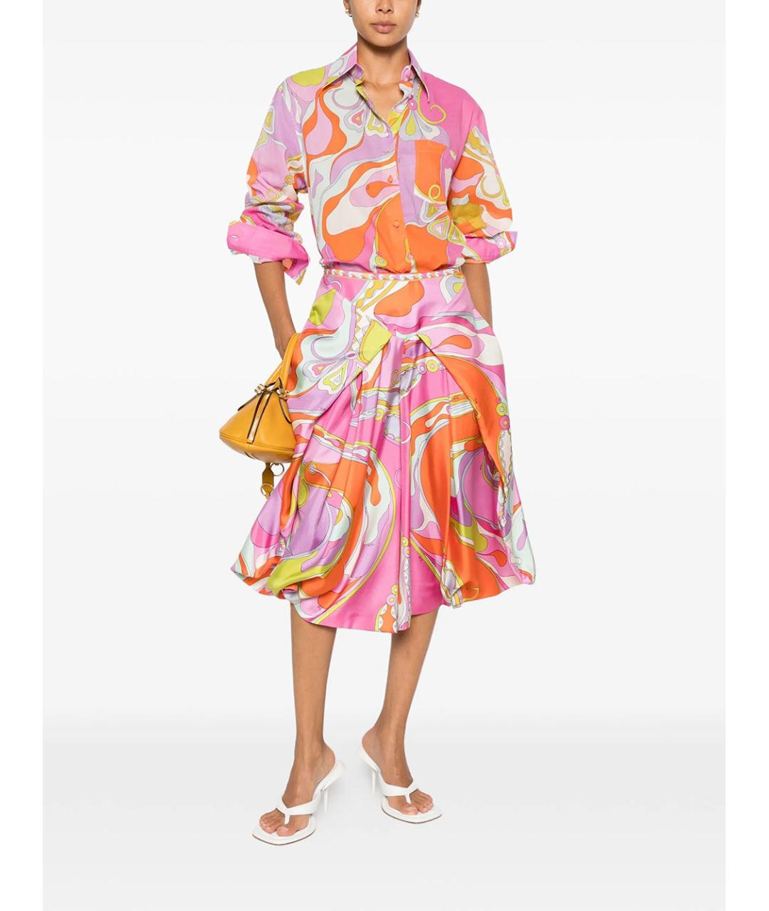 PUCCI Мульти хлопковая рубашка, фото 2