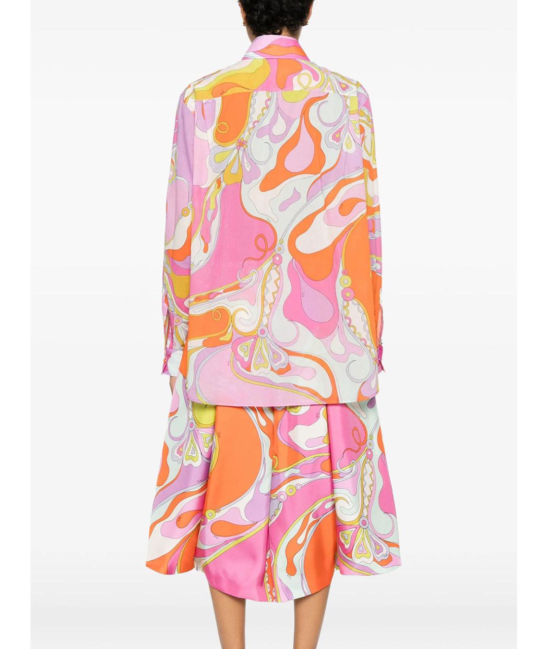 PUCCI Мульти хлопковая рубашка, фото 5