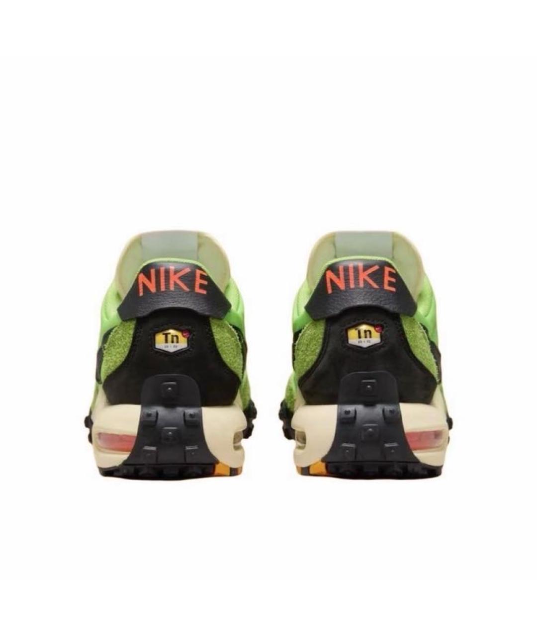 NIKE Зеленые текстильные низкие кроссовки / кеды, фото 4