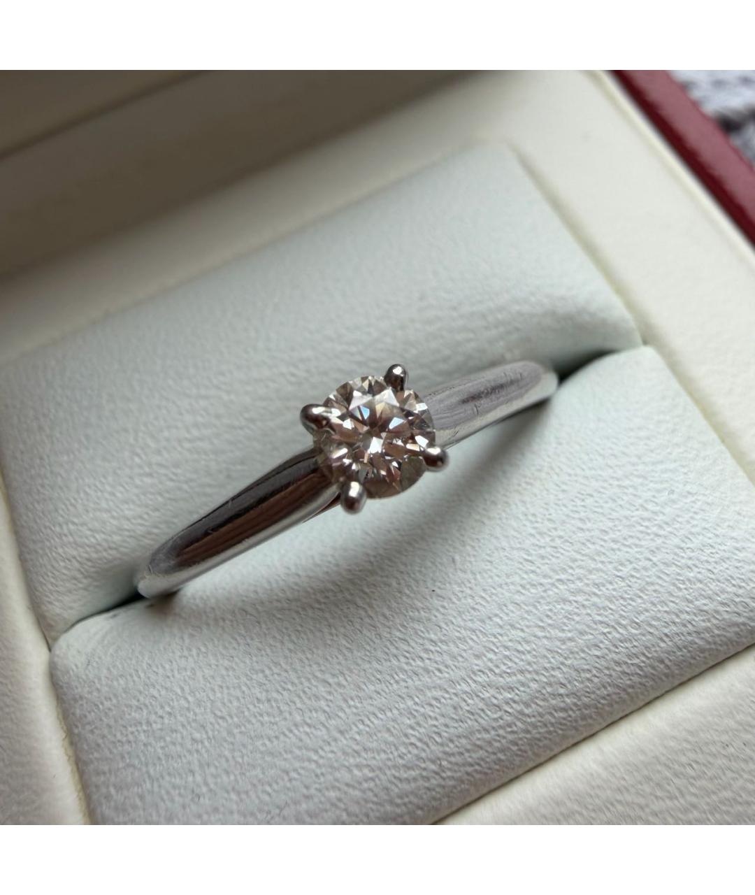 CARTIER Серебряное платиновое кольцо, фото 8