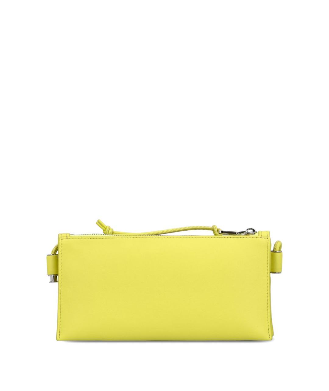 LOEWE Желтая кожаная сумка через плечо, фото 2