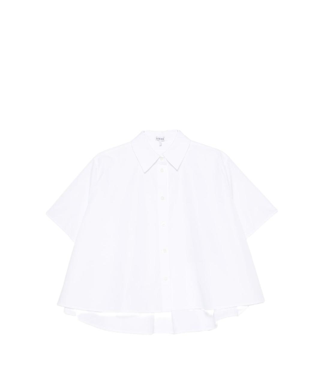LOEWE Белая хлопковая рубашка, фото 1