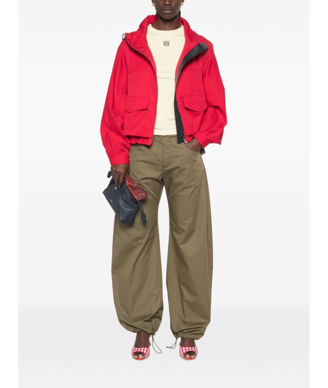 LOEWE Желтая хлопковая футболка, фото 3