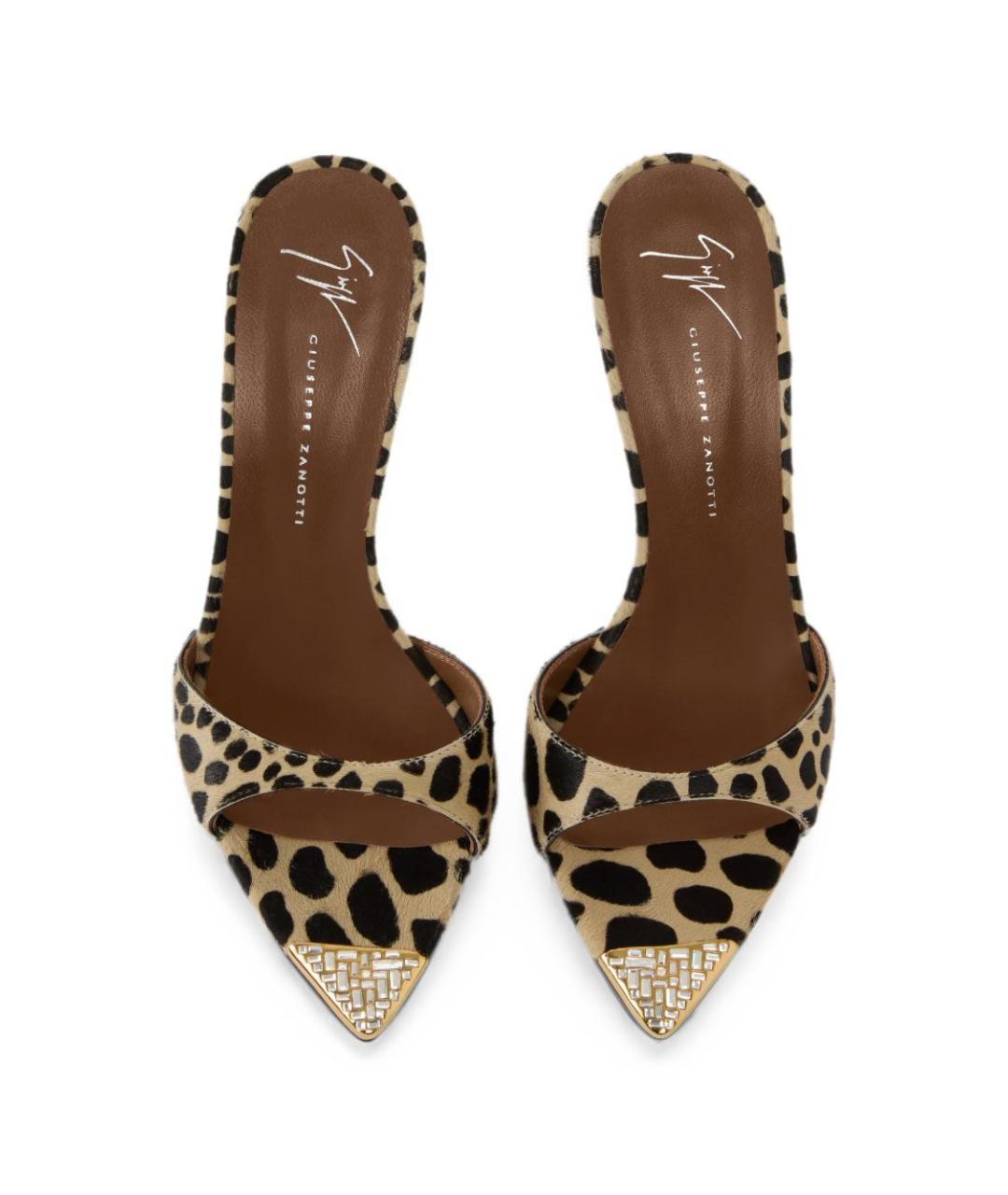 GIUSEPPE ZANOTTI DESIGN Мульти нубуковые мюли, фото 5