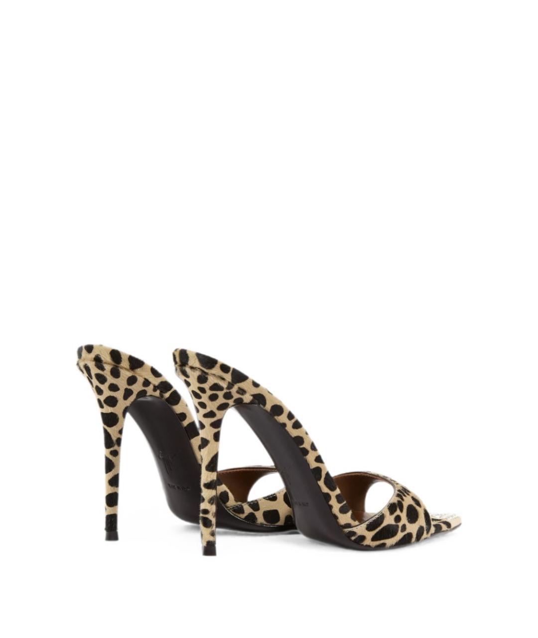 GIUSEPPE ZANOTTI DESIGN Мульти нубуковые мюли, фото 4