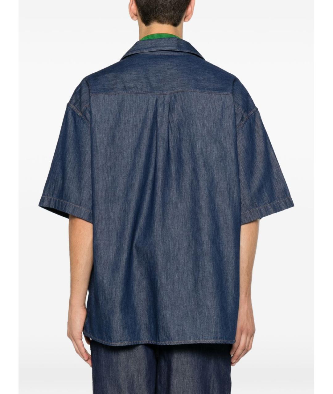 LOEWE Синяя хлопковая классическая рубашка, фото 2