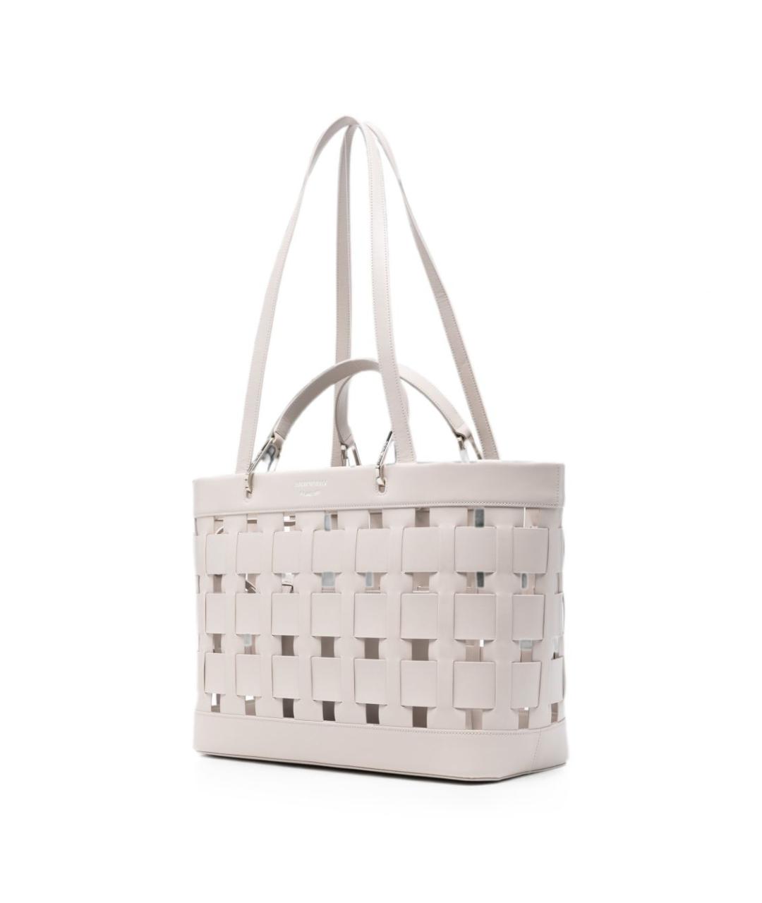 EMPORIO ARMANI Серая сумка тоут, фото 4