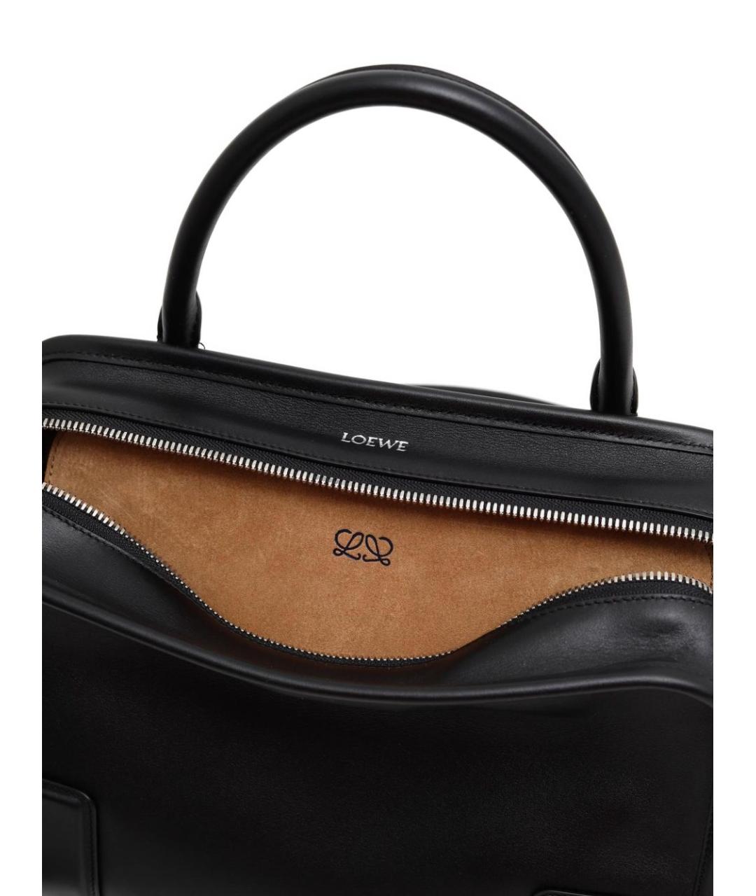 LOEWE Черная сумка тоут, фото 4
