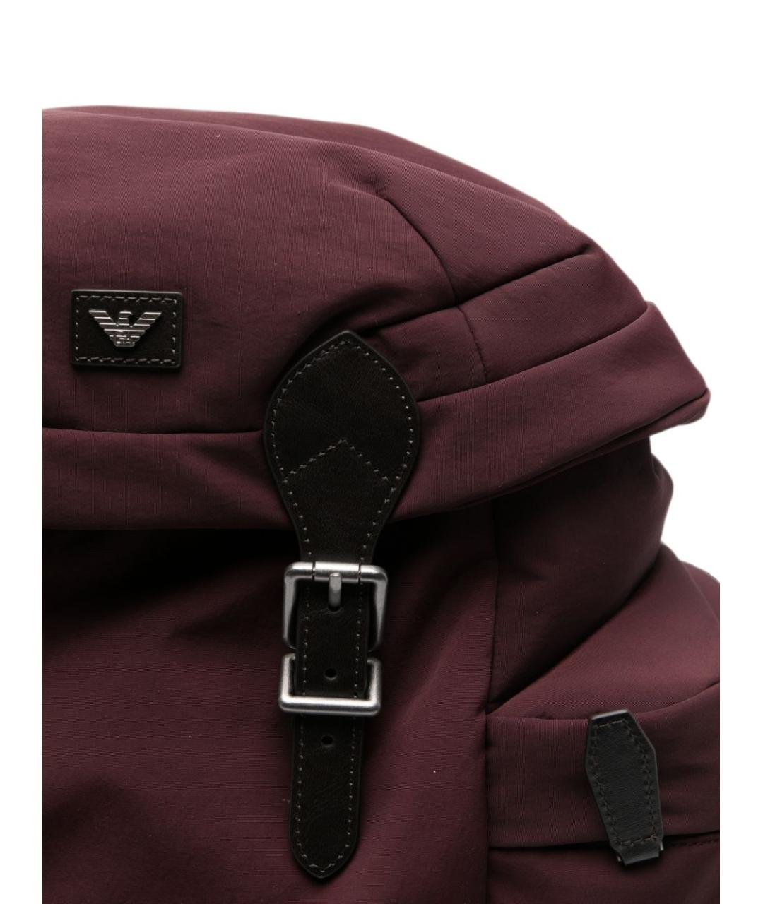 EMPORIO ARMANI Коричневый синтетический рюкзак, фото 2