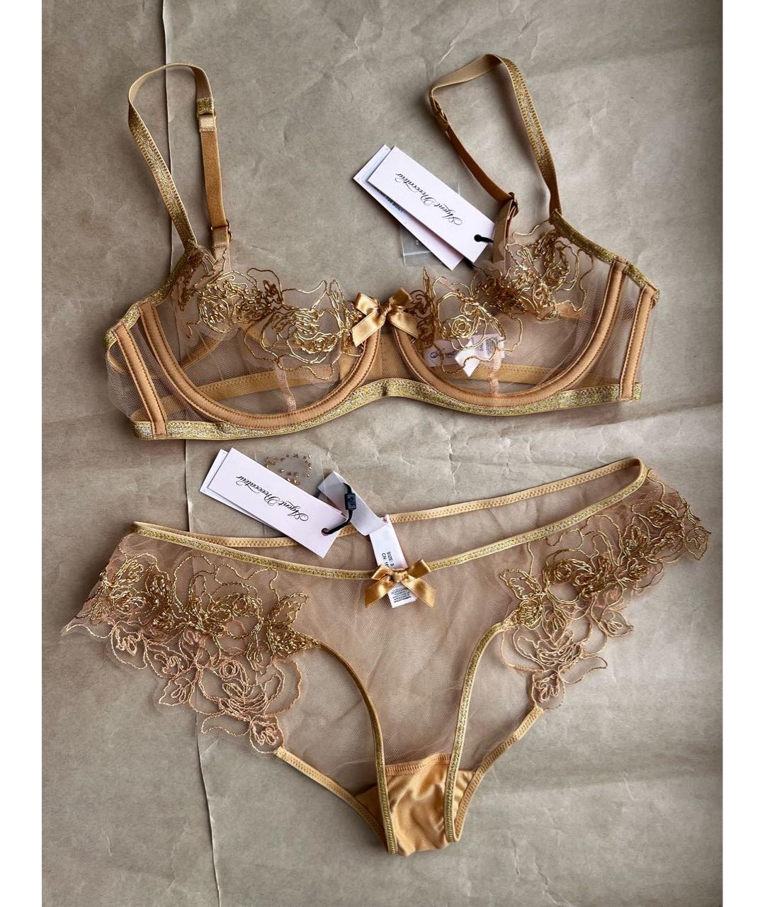AGENT PROVOCATEUR Золотой комплекты, фото 2