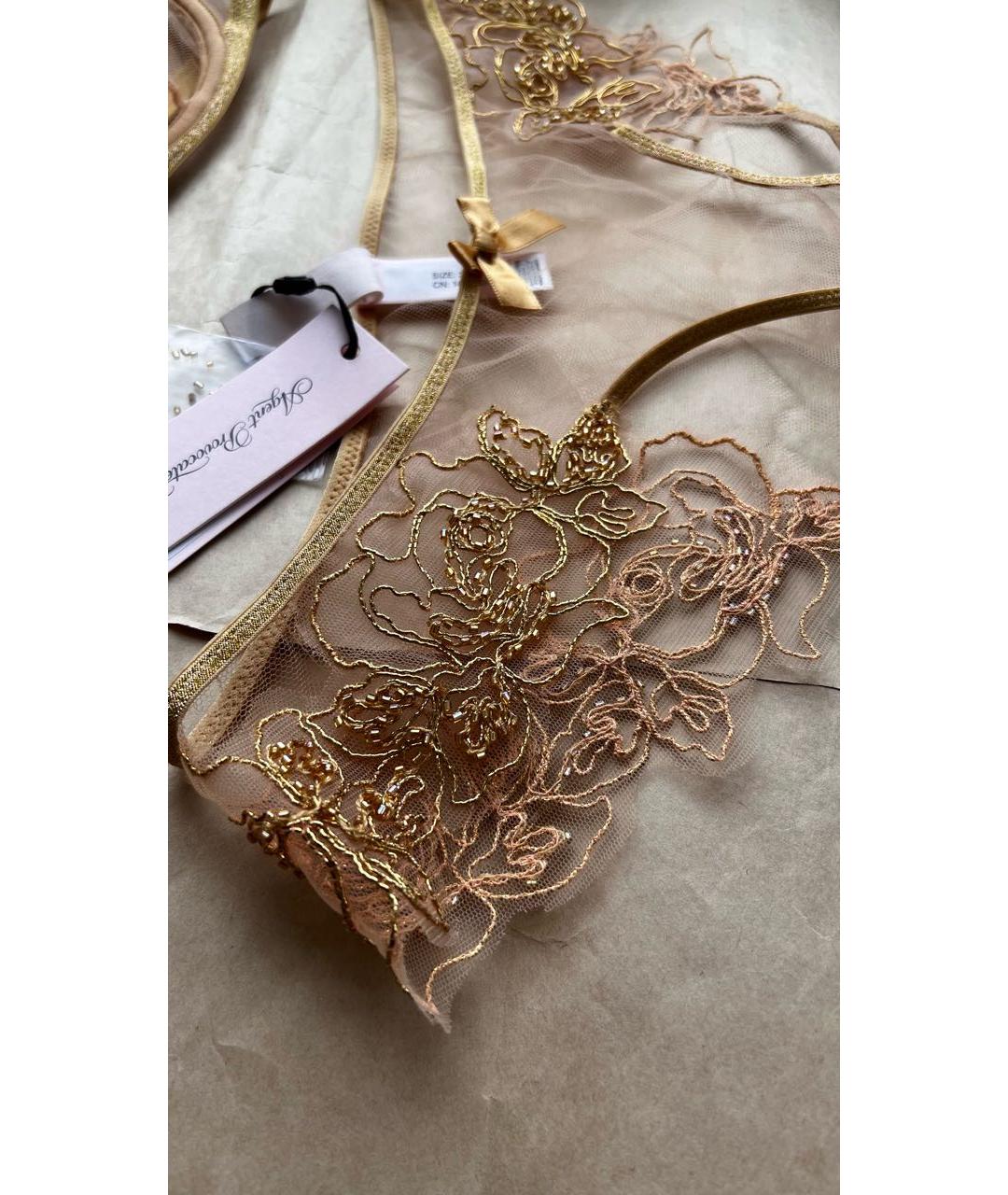 AGENT PROVOCATEUR Золотой комплекты, фото 4