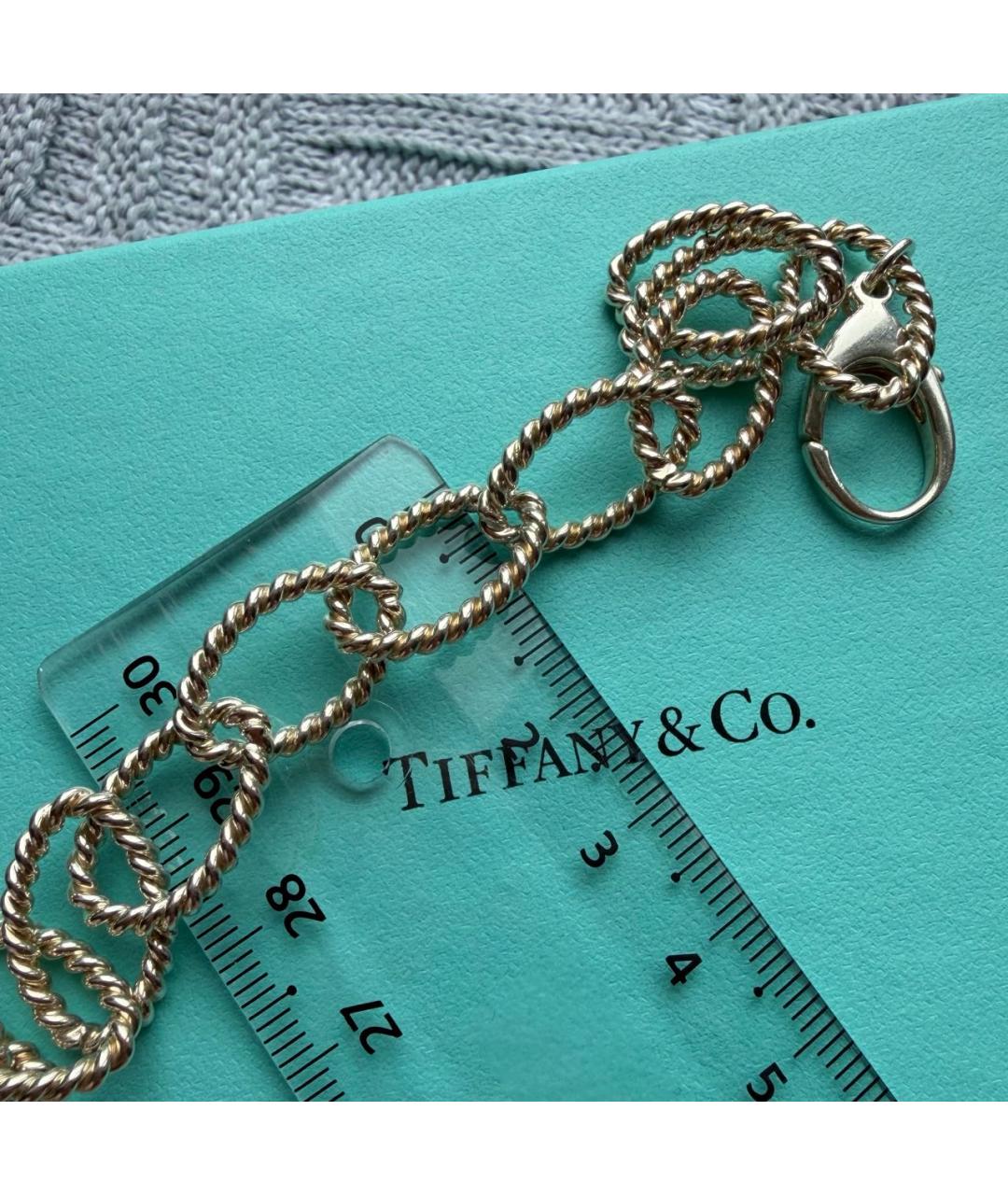 TIFFANY&CO Серебряный серебряный браслет, фото 6