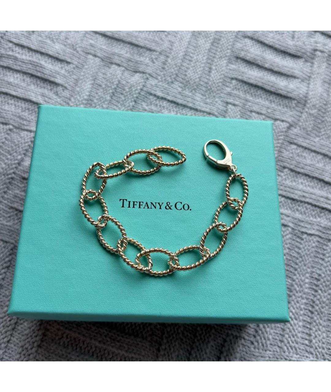 TIFFANY&CO Серебряный серебряный браслет, фото 5