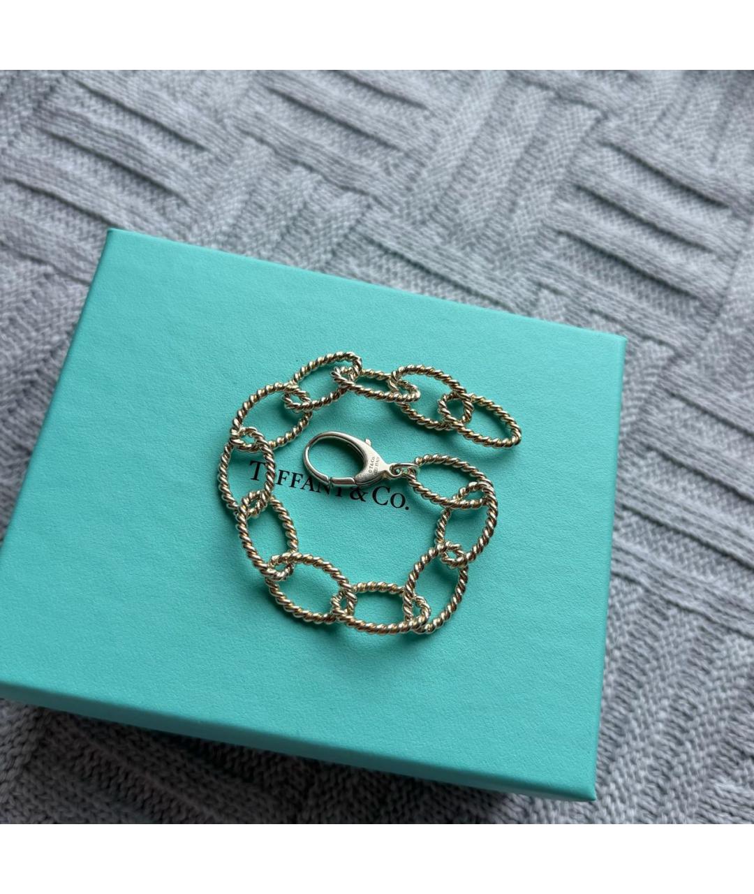 TIFFANY&CO Серебряный серебряный браслет, фото 7