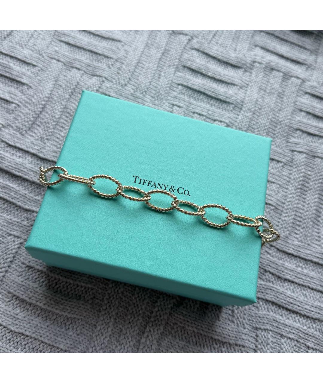 TIFFANY&CO Серебряный серебряный браслет, фото 3