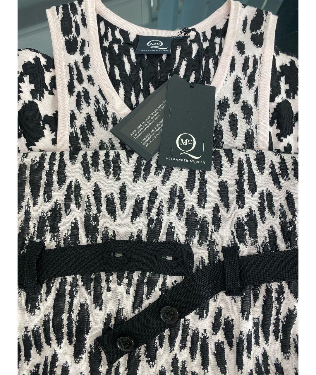 MCQ ALEXANDER MCQUEEN Мульти вискозное повседневное платье, фото 8