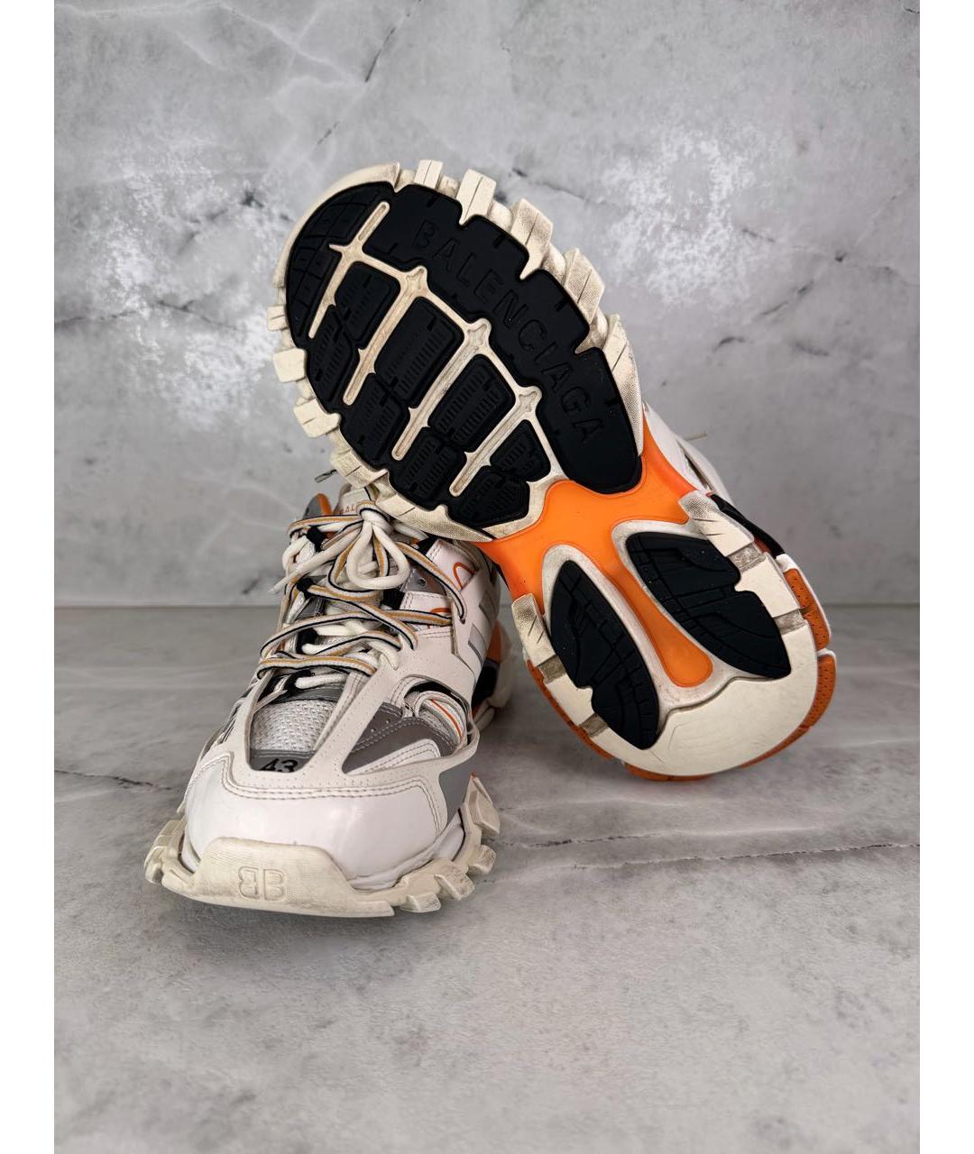 BALENCIAGA Белые низкие кроссовки / кеды, фото 4