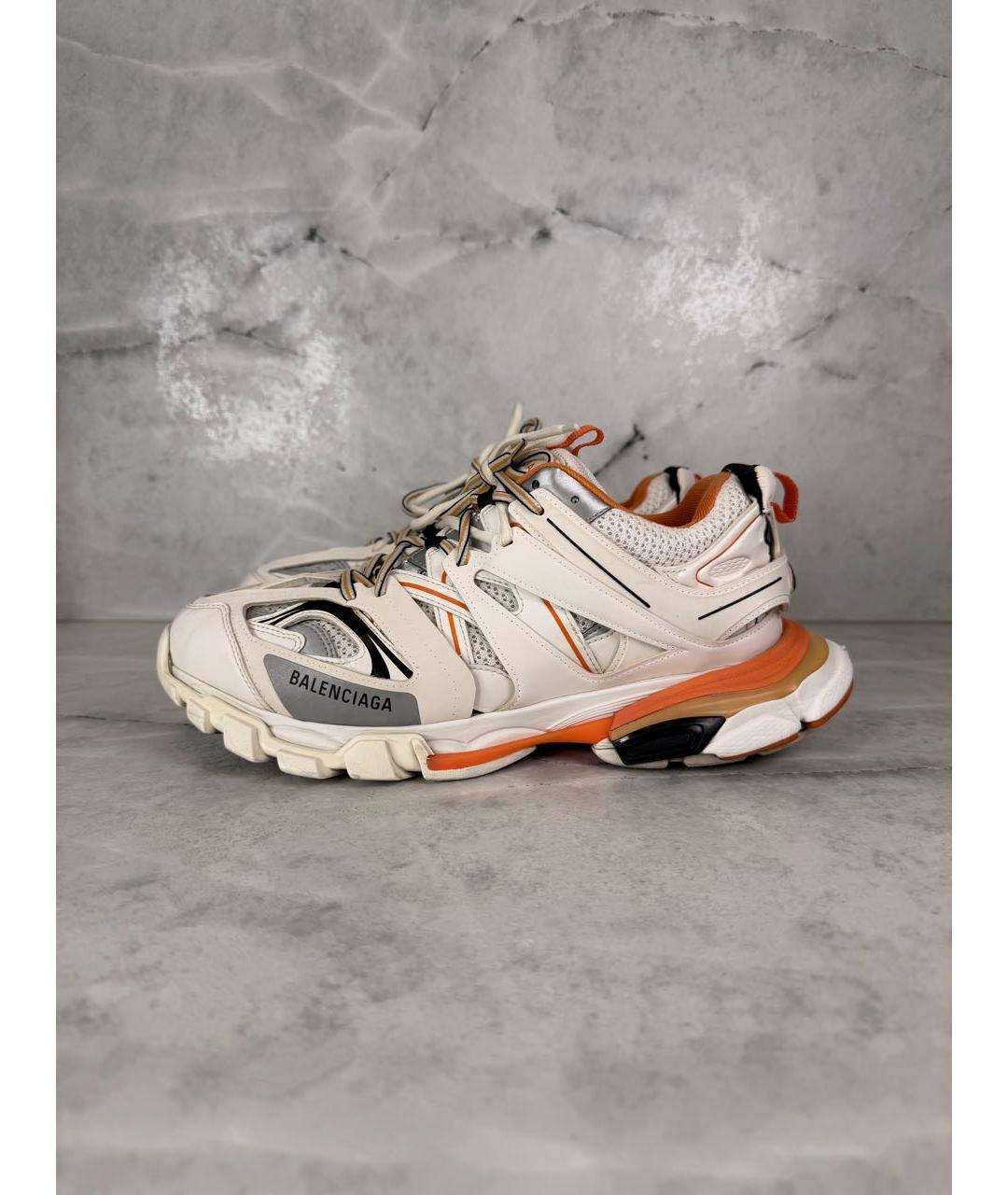BALENCIAGA Белые низкие кроссовки / кеды, фото 8