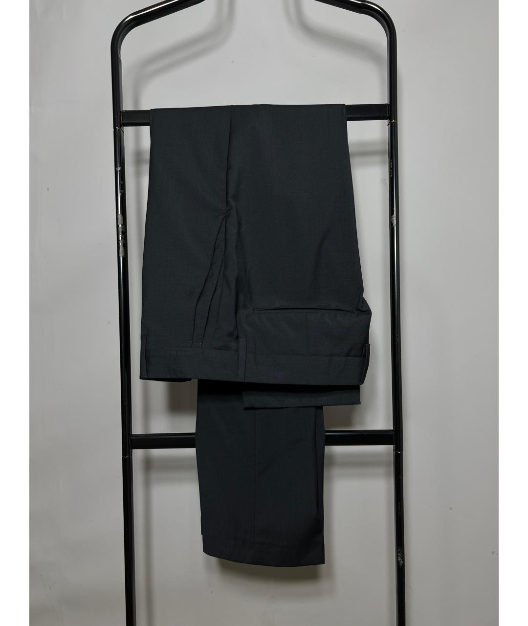 VIVIENNE WESTWOOD Черные шерстяные повседневные брюки, фото 3