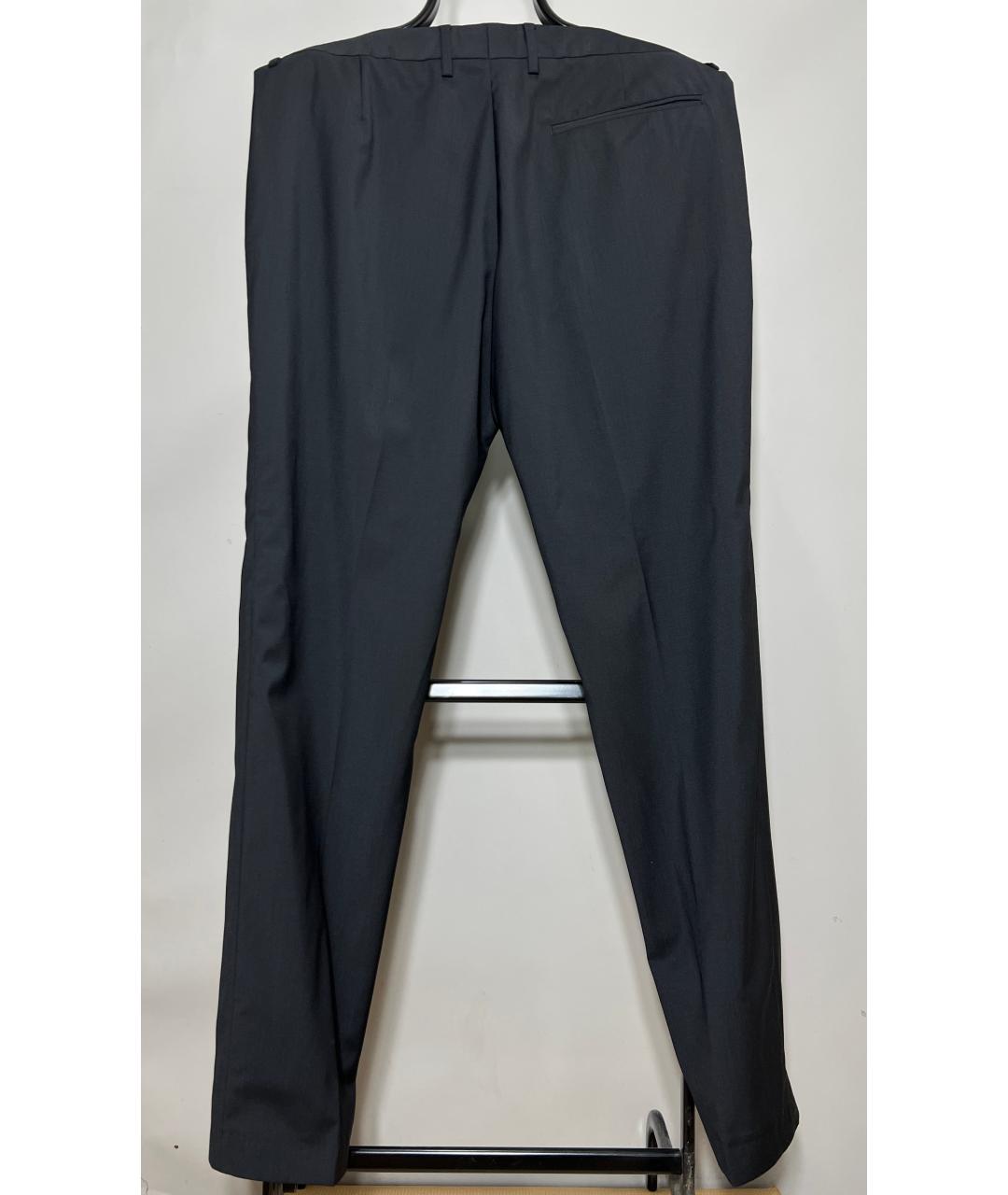 VIVIENNE WESTWOOD Черные шерстяные повседневные брюки, фото 4